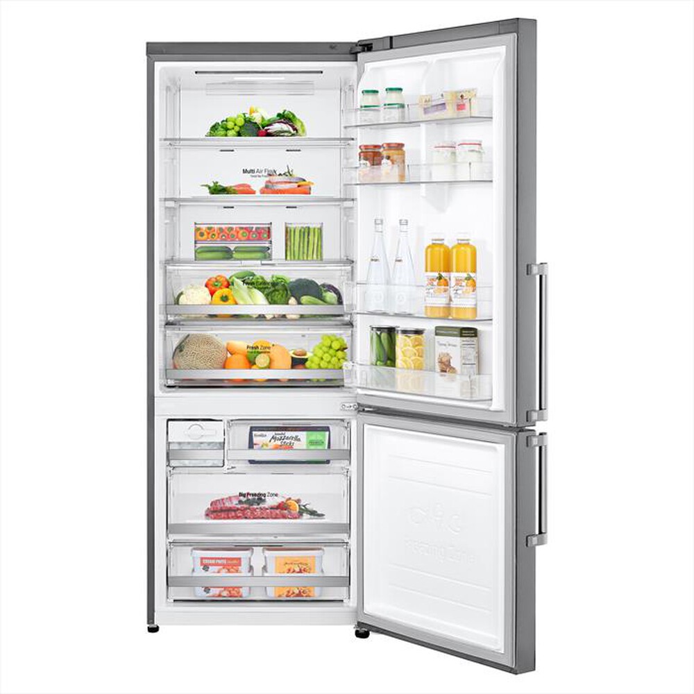 "LG - Frigorifero combinato GBB567PZCMB Classe E 500lt-Stainless steel"