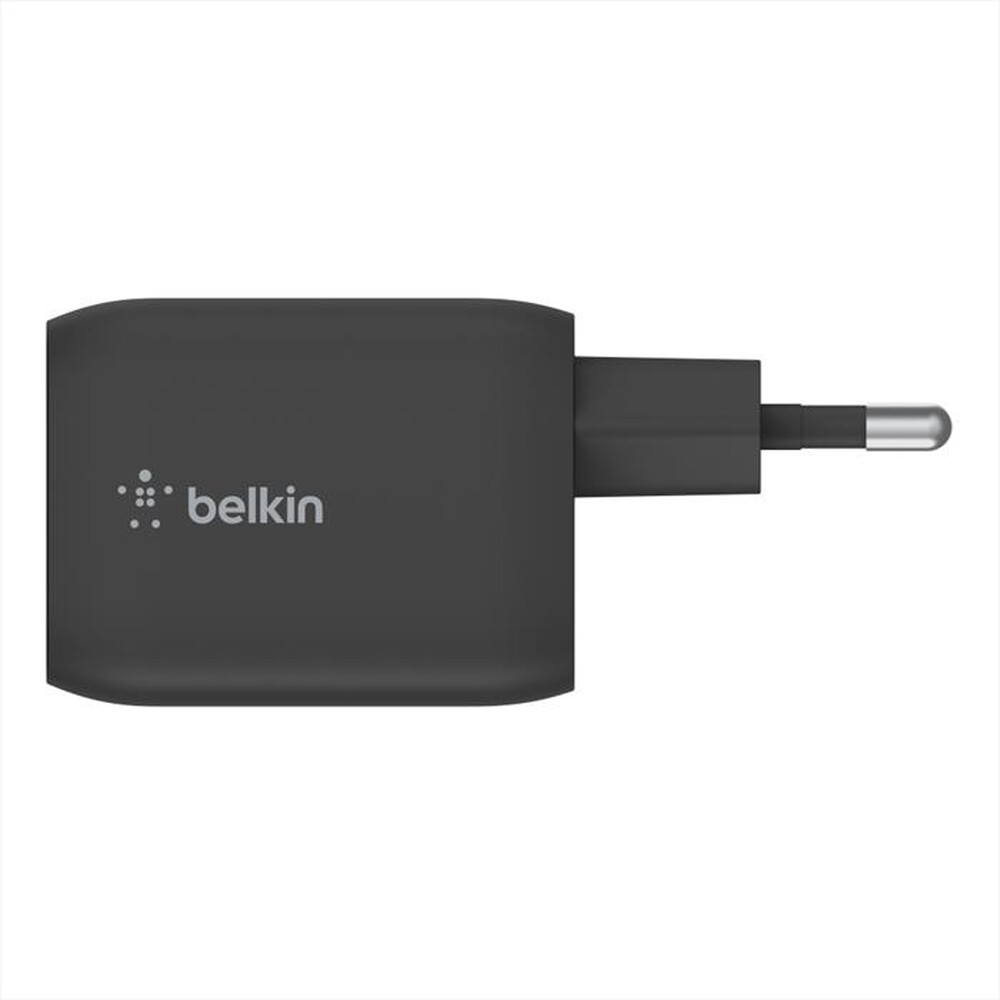 "BELKIN - CARICABATTERIE DA PARETE DOPPIO GAN USB-C PPS 65W-NERO"