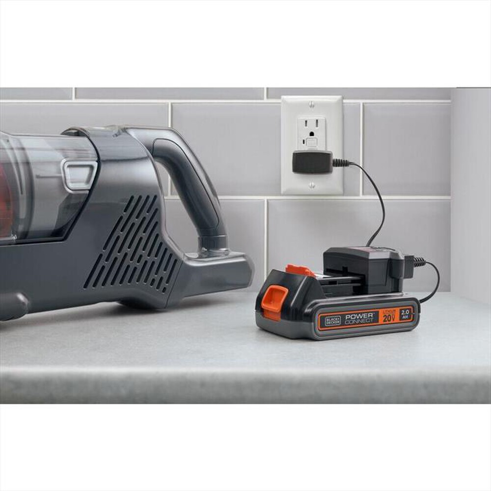 "BLACK & DECKER - Scopa elettrica BHFEA18D1-grigia"