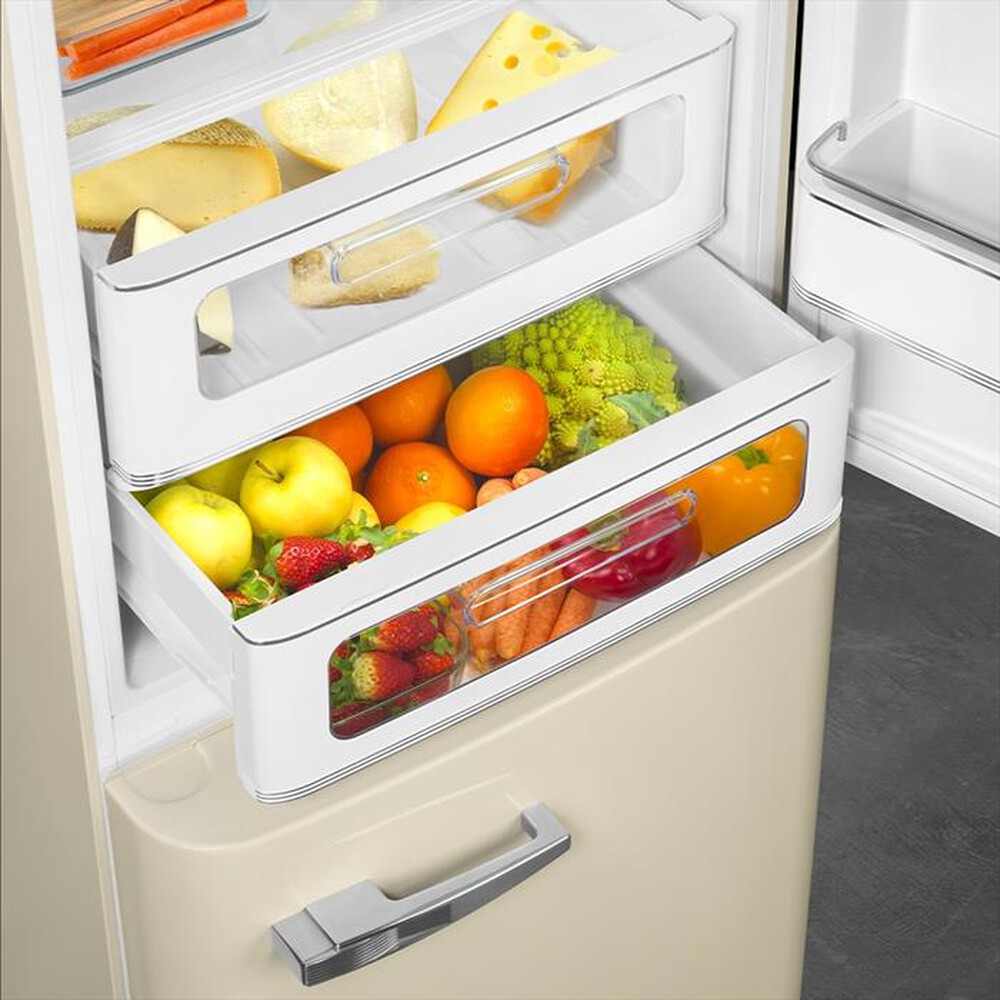 Immagine del prodotto SMEG - Frigorifero combinato FAB32RCR6 Classe C 331 lt-Panna