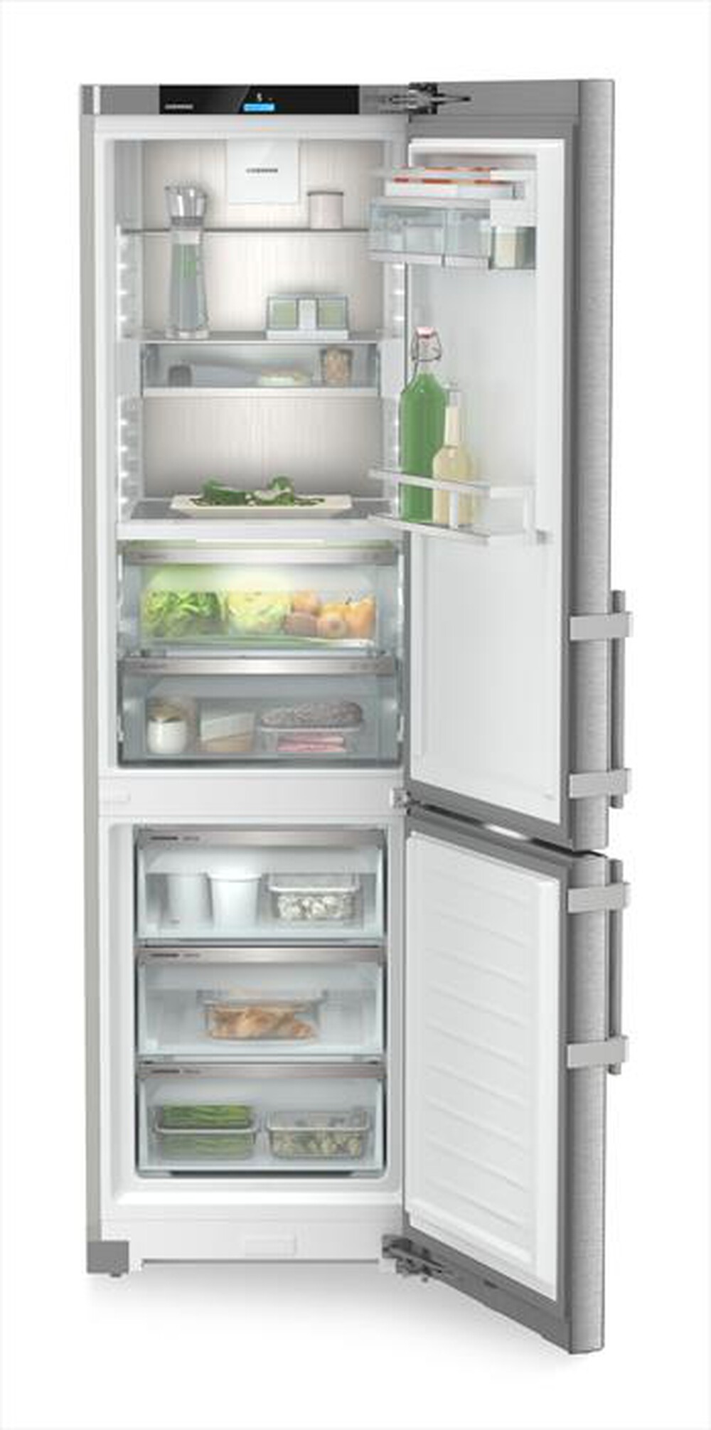 "LIEBHERR - Frigorifero combinato CBNSDB 5753-20 Classe B-SmartSteel / Silver"