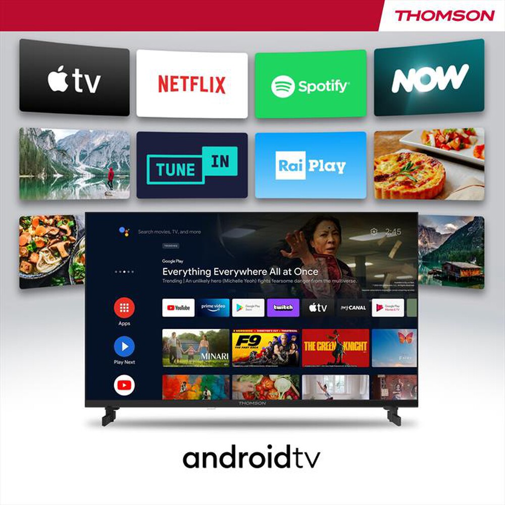 "THOMSON - Smart TV LED UHD 4K 55\" 55UA5S13W-Bianco"