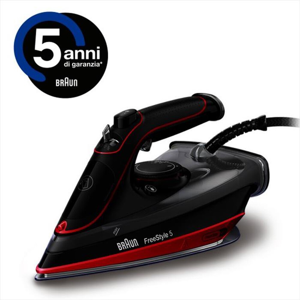 Immagine del prodotto BRAUN - Ferro a vapore TexStyle 5 SI5057RD-Rosso nero