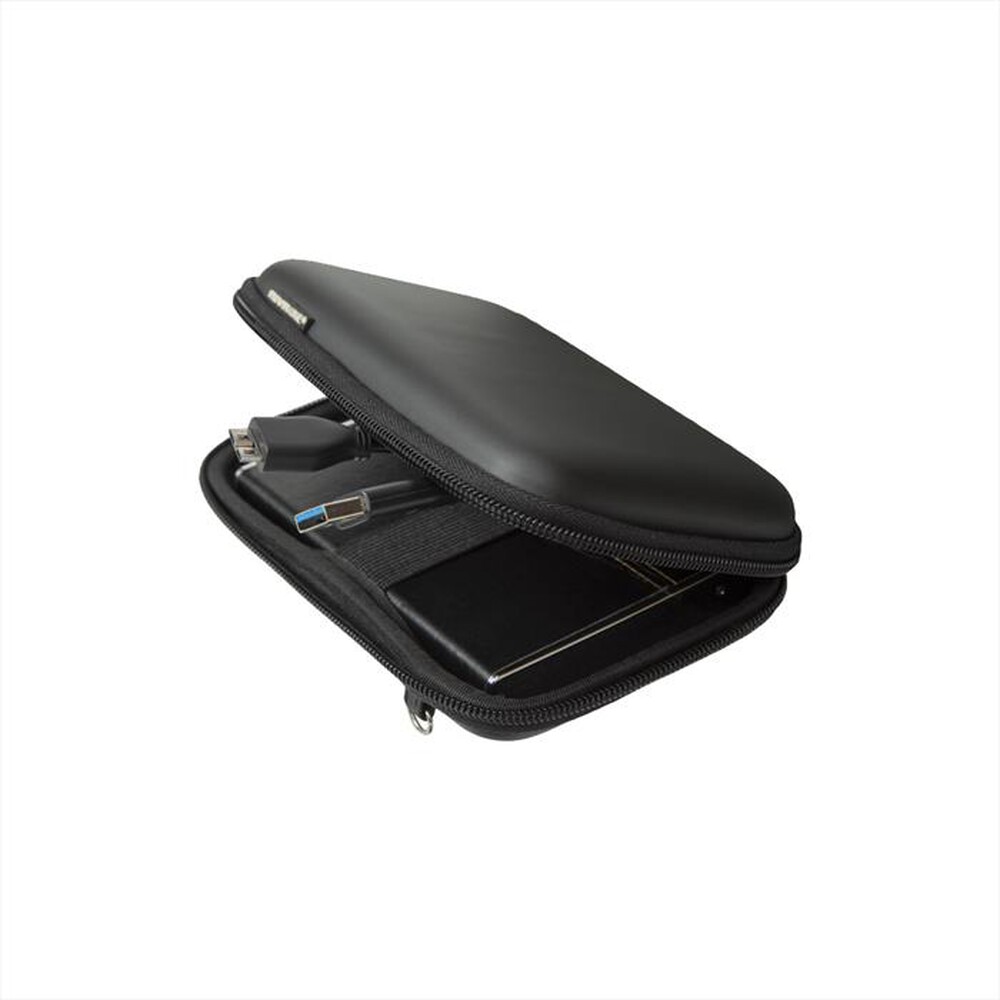 "RIVACASE - 9102 CUSTODIA PER HARDISK/GPS NERO IN SEMILPELLE-Nero"