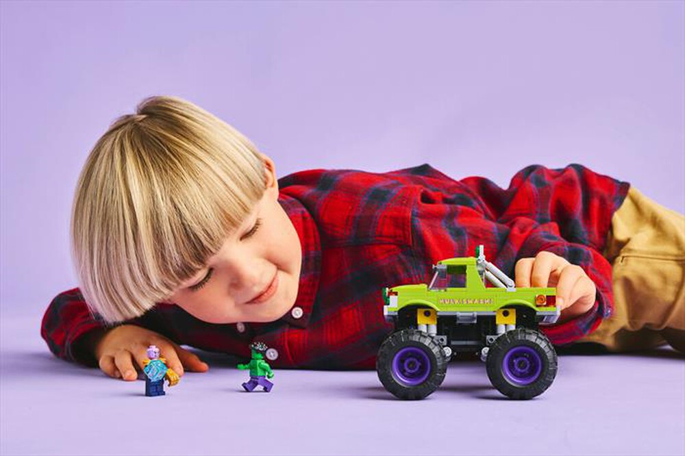 Immagine del prodotto LEGO - SUPER HEROES MARVEL Truck di Hulk vs Thanos 76312