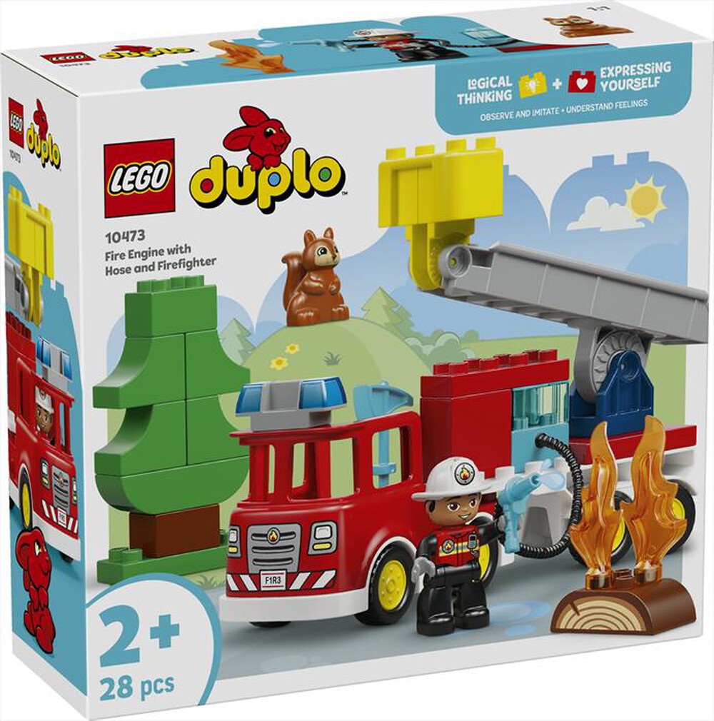 Immagine del prodotto LEGO - DUPLO Autopompa con manichetta e pompiere - 10473-Multicolore