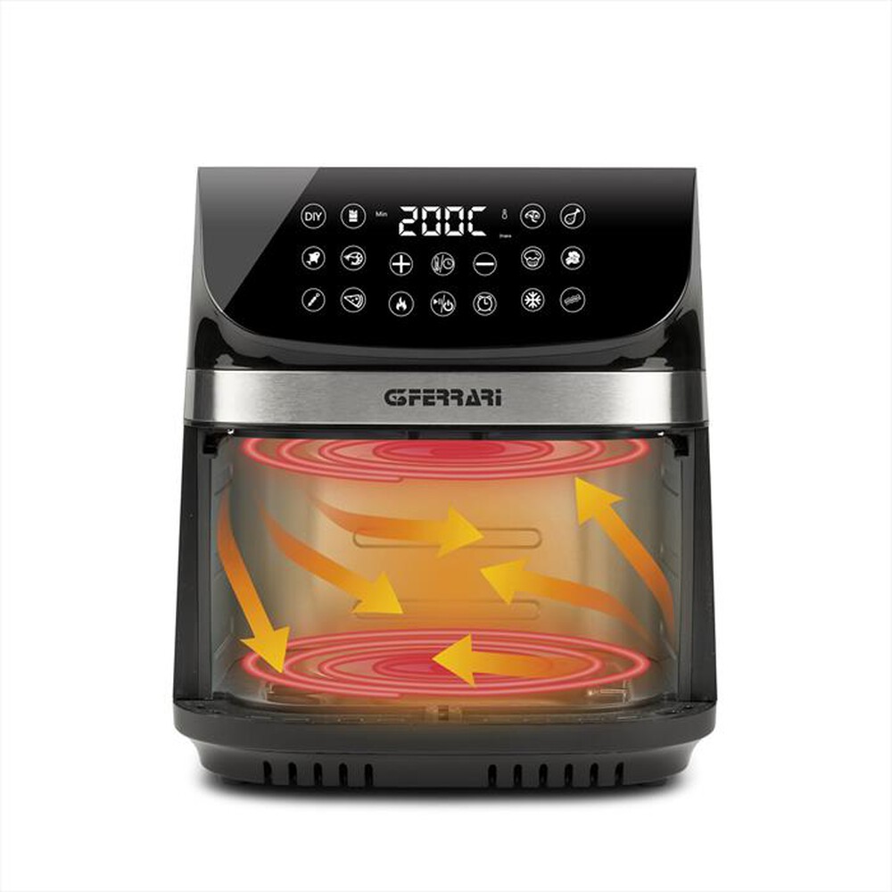 Immagine del prodotto G3FERRARI - Friggitrici ad aria Friggisano Star G10215-Nero / Silver