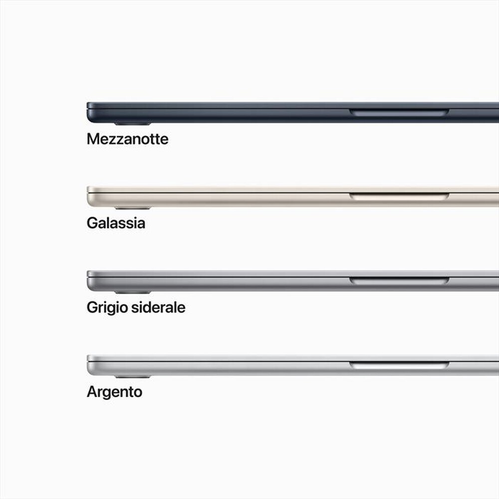 Immagine del prodotto APPLE - MacBook Air 15" M2 8-core CPU 10-core GPU 256GB-Mezzanotte
