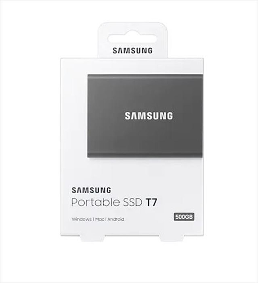 "SAMSUNG - MU-PC500T/WW - SSD T7 USB 3.2 500 GB-Titan Grey"