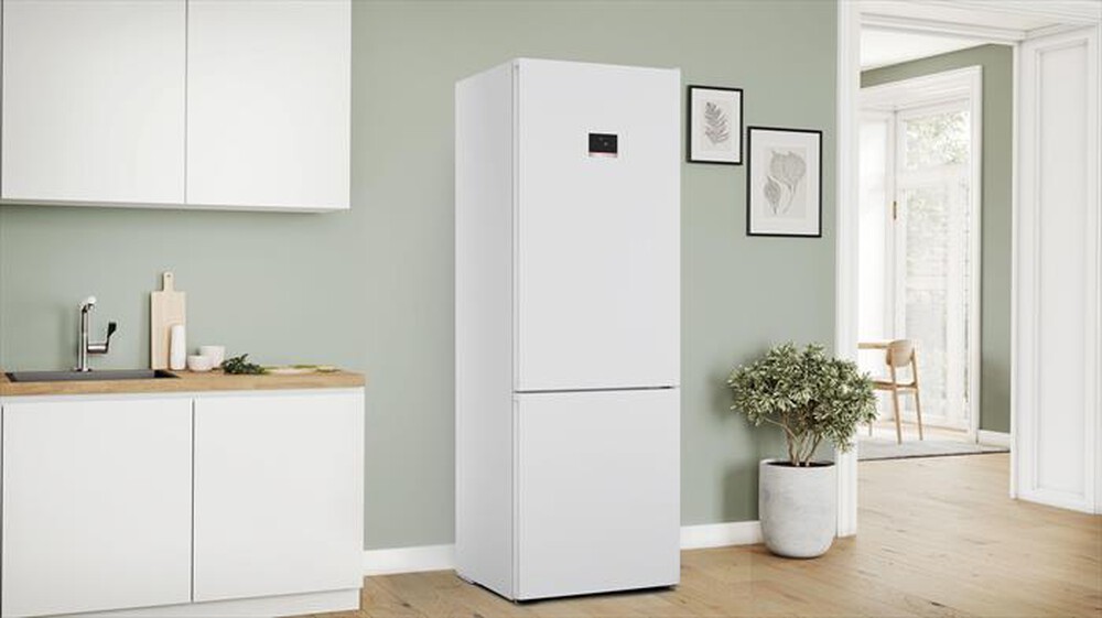 "BOSCH - Frigorifero combinato KGN497WDF Classe D 440 lt-Bianco"