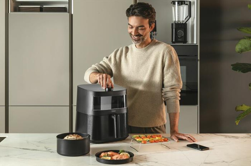 "HAIER - Friggitrice ad aria HAF5TWA 011-Nero"