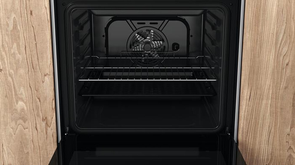 "HOTPOINT ARISTON - Cucina HS68G5PHX/E Classe A-Nero, Acciaio inossidabile"