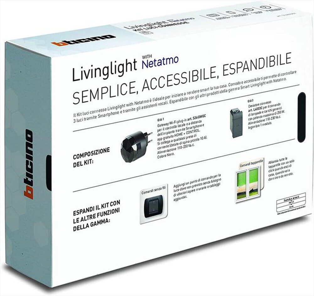 "BTICINO - KIT LUCE SMART LL-Antracite"