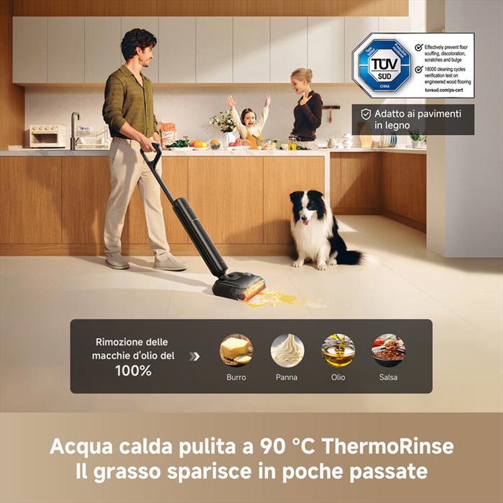 Immagine del prodotto DREAME - Scopa elettrica T16 PRO HEAT-R WET&DRY-Nero