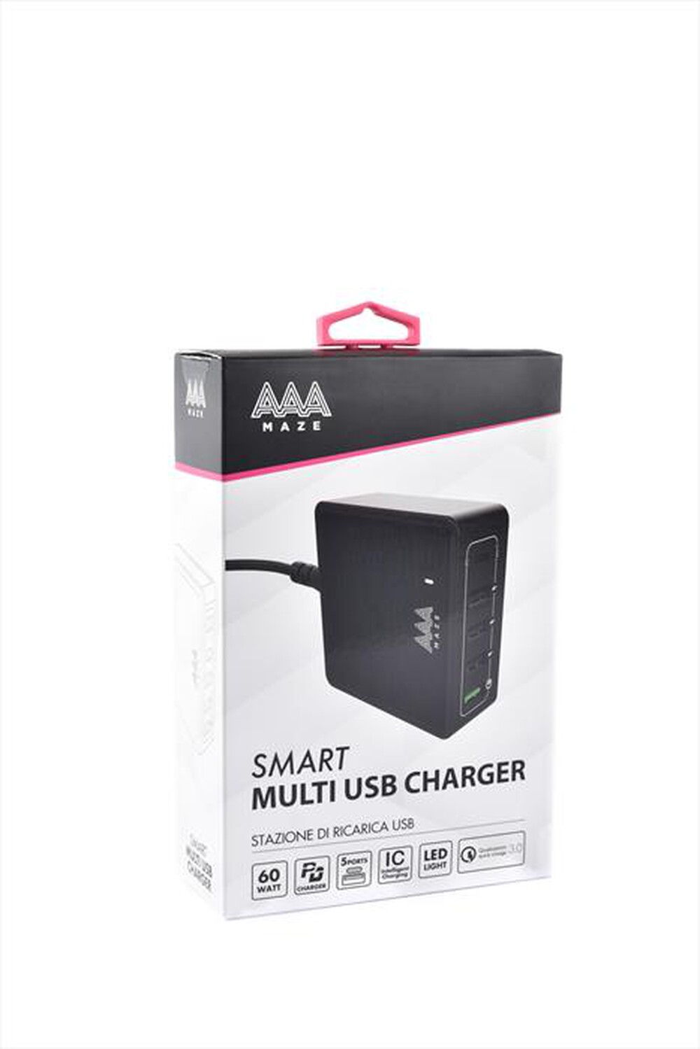 "AAAMAZE - MULTI CHARGER USB CON TYPE-C"