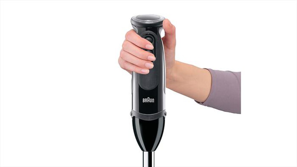 "BRAUN - Frullatore a immersione Minipimer MQ5235BK VARIO-Nero"