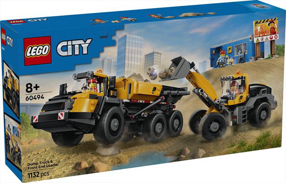 Immagine del prodotto LEGO - CITY Camion ribaltabile e pala meccanica - 60494