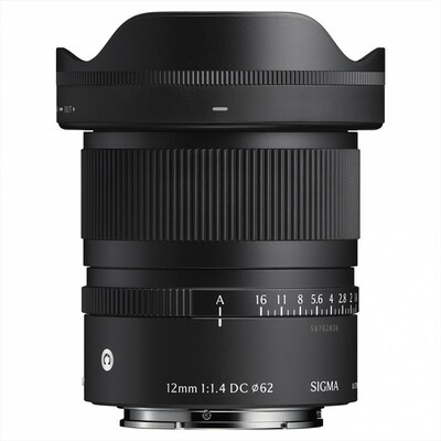 SIGMA - Obiettivo 12mm-F/1.4 (C) AF DC,att. E-Mount-Nero