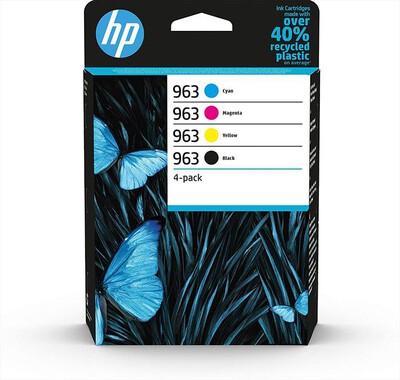 HP - 963 COMBO PACK 4 CARTUCCE E-Nero, ciano, magenta, giallo