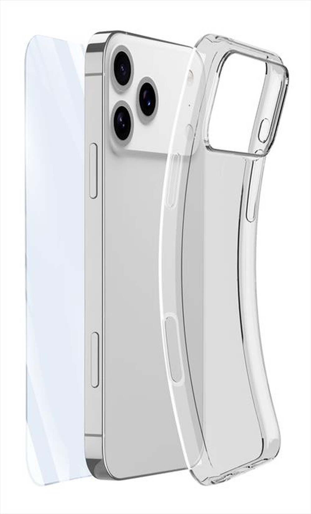 Immagine del prodotto CELLULARLINE - Kit di accessori PROTECTION KIT per IPHONE 17 PRO-Trasparente
