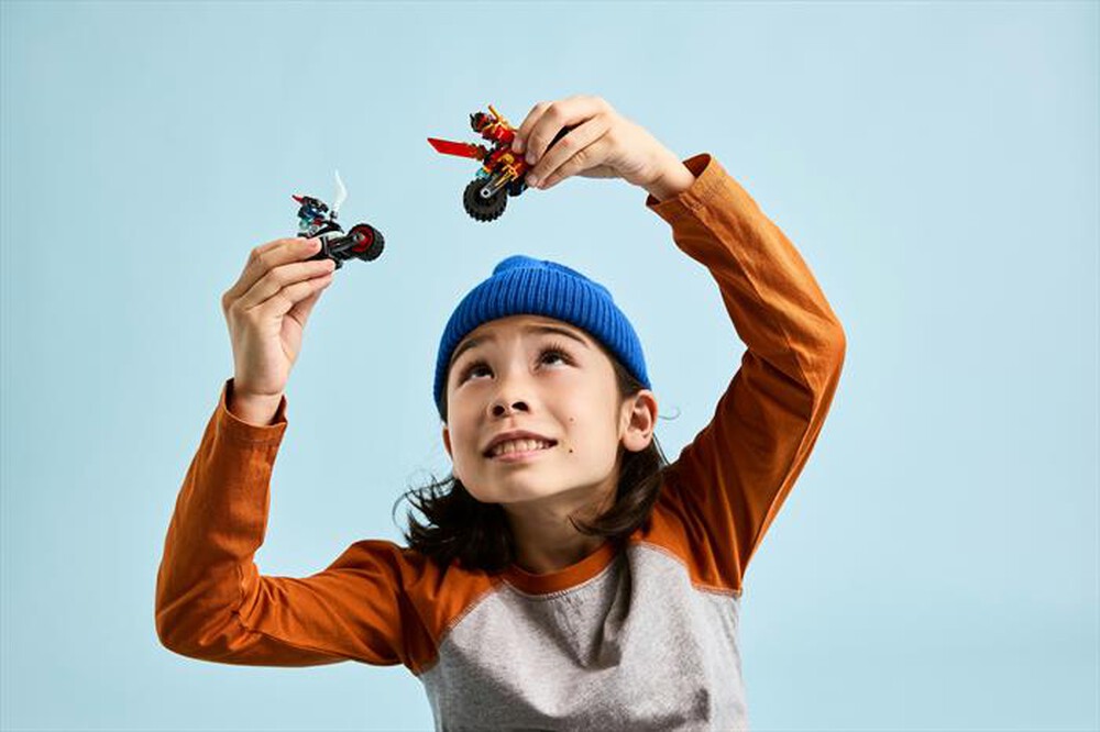 "LEGO - GARA DI VELOCIT SULLA MOTO DI KAI-,"