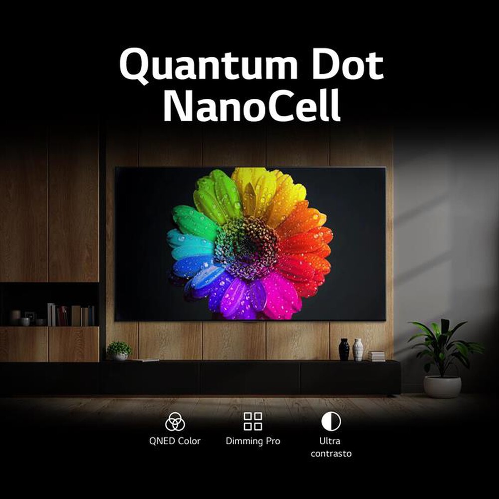 Immagine del prodotto LG - Smart TV QNED Serie QNED77 4K 55" 55QNED776RB-Essence Graphite