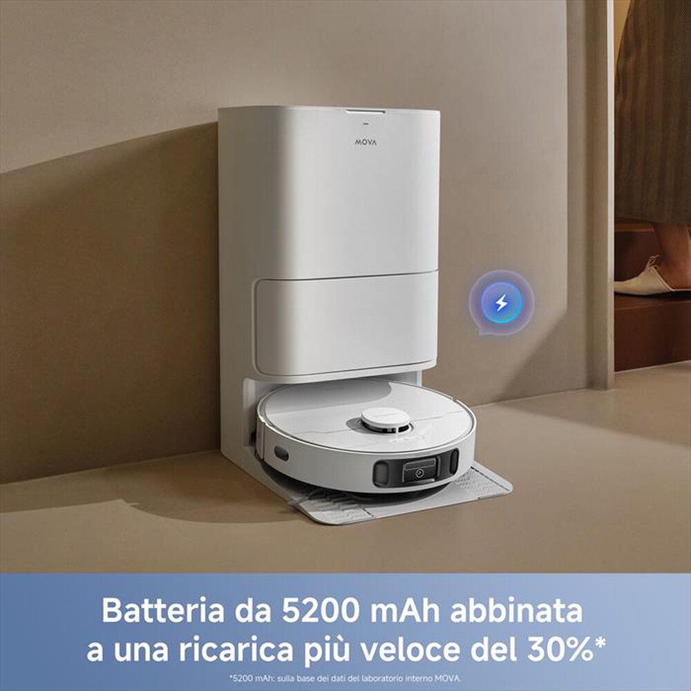 Immagine del prodotto MOVA - Robot aspira e lava E40 ULTRA VIM-Bianco