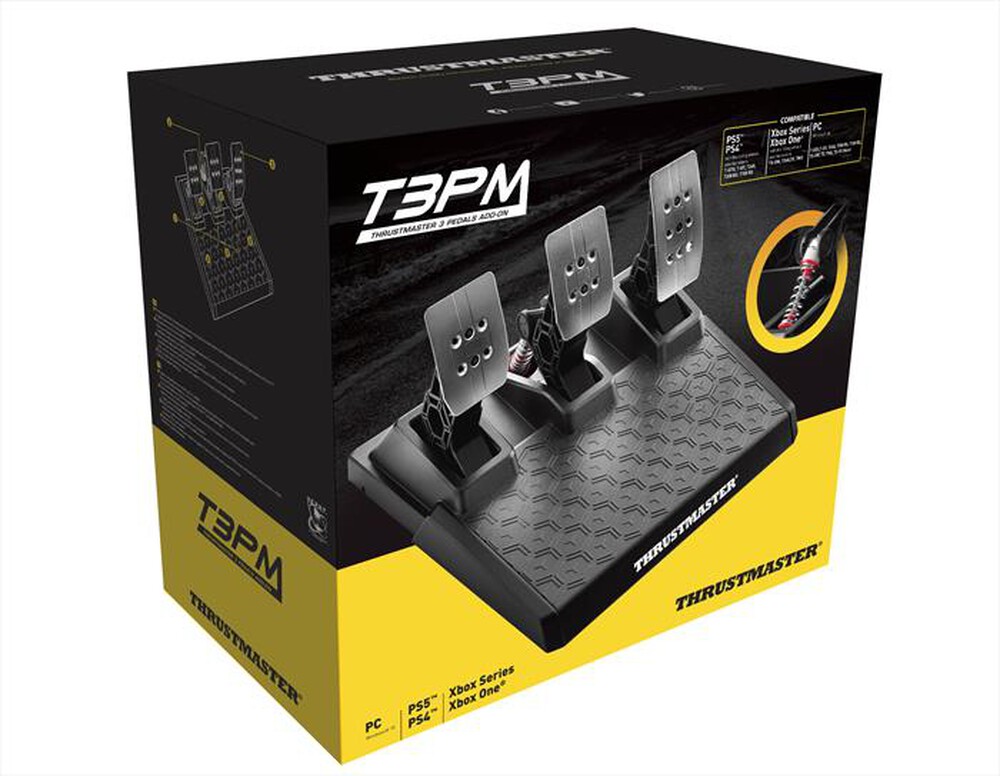 "THRUSTMASTER - Pedaliera magnetica T-3PM PEDALS ADD ON-Nero"