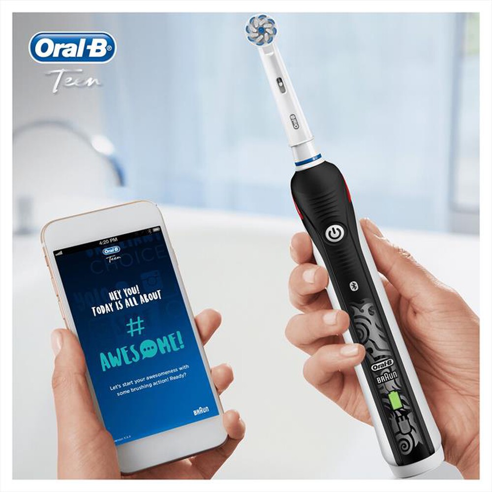 "ORAL-B - Spazzolino elettrico ricaricabile, 1-Nero"