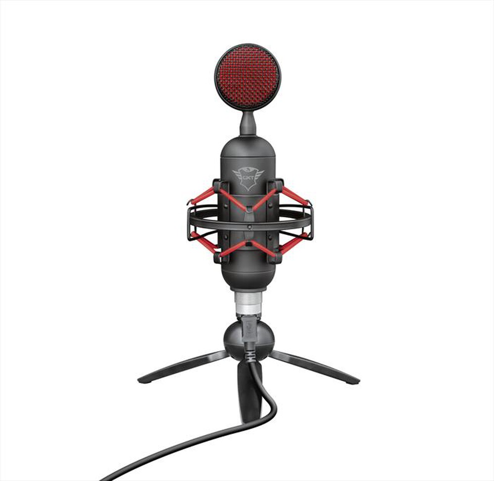 "TRUST - GXT244 BUZZ STREAMING MICROPHONE - Black/Red"