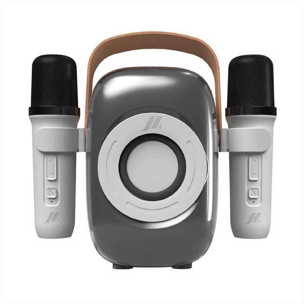 Immagine del prodotto SBS - Speaker Karaoke wireless portatile con 2 microfoni-Bianco