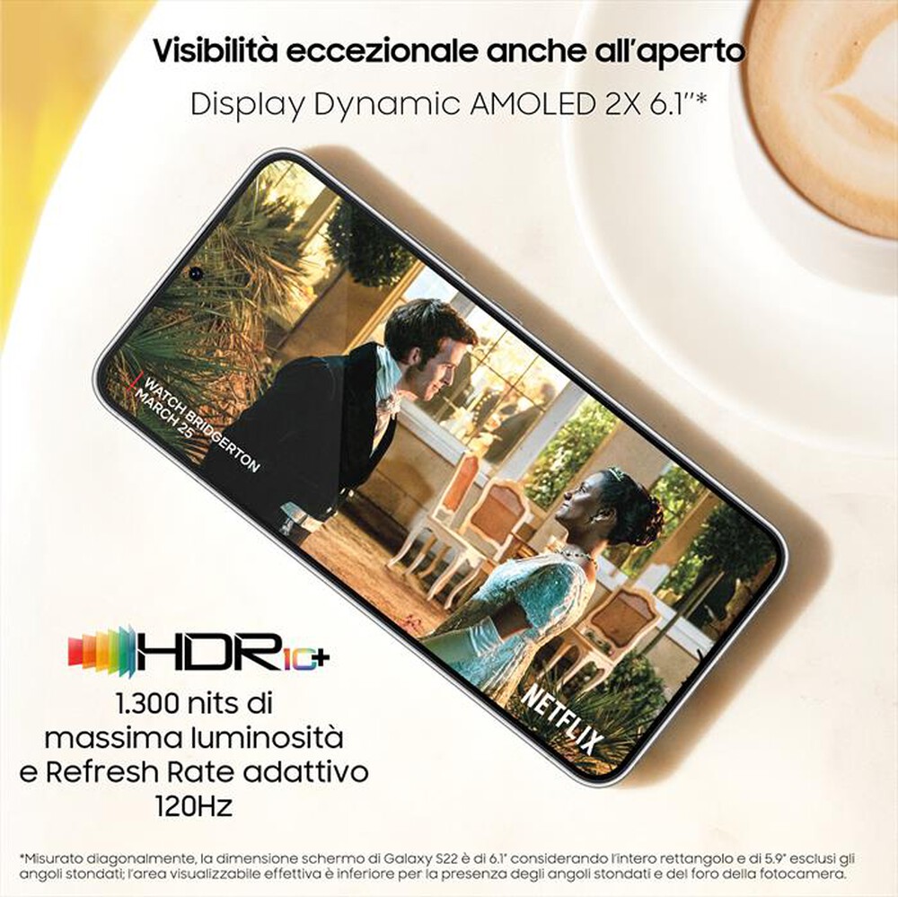 Immagine del prodotto WIND - 3 - SAMSUNG Galaxy S22 128GB-Phantom Black