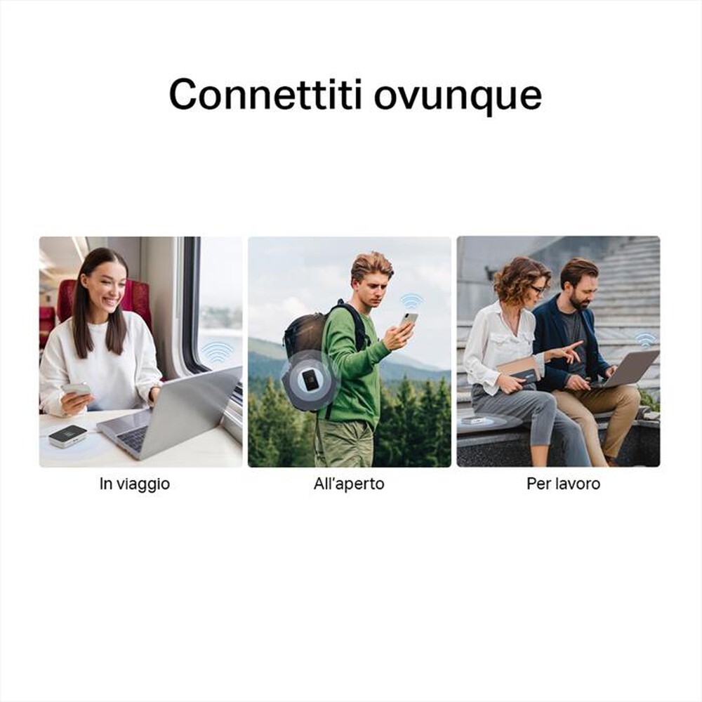 Immagine del prodotto MERCUSYS - Hotspot 4G LTE fino a 150Mbps e Wi-Fi-Nero