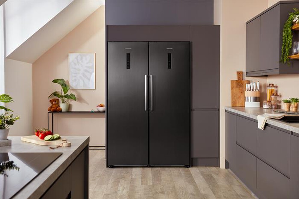 "SAMSUNG - Frigorifero 1 porta RR39M7565B1/ES Classe E 394lt-Matte Black"