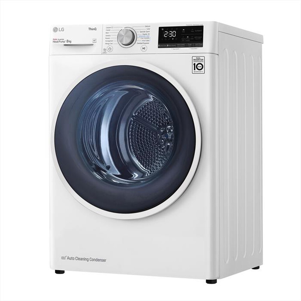 Immagine del prodotto LG - Asciugatrice RH80V9AVHN 8Kg Classe C-Bianco