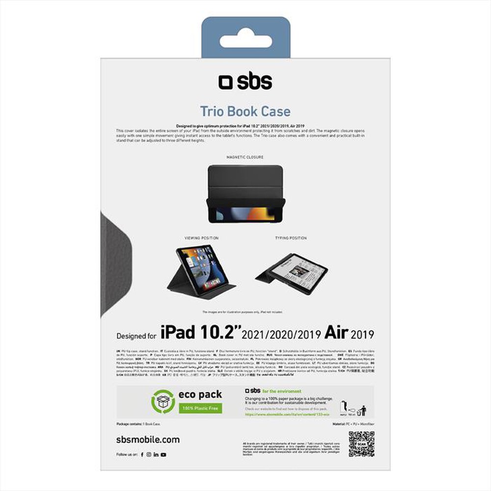 "SBS - TABKPROIPAD21K-Nero"