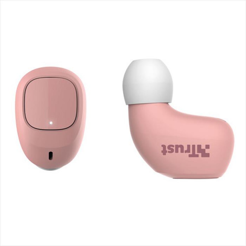 "TRUST - NIKA COMPACT BLUETH EARPHONES PINK-Pink"