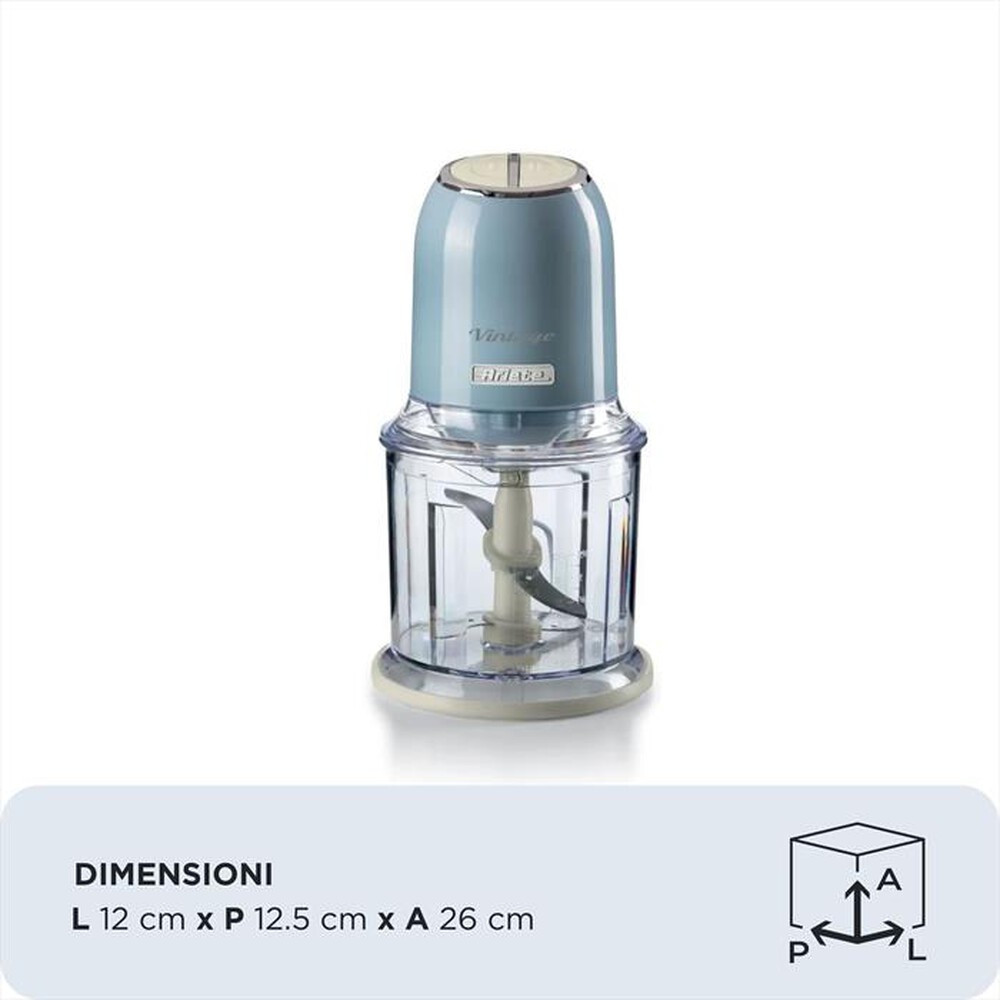 Immagine del prodotto ARIETE - 0438 Vintage Tritatutto Elettrico 400W-celeste