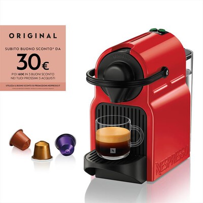 KRUPS - XN1005 Inissia Nespresso-Rosso