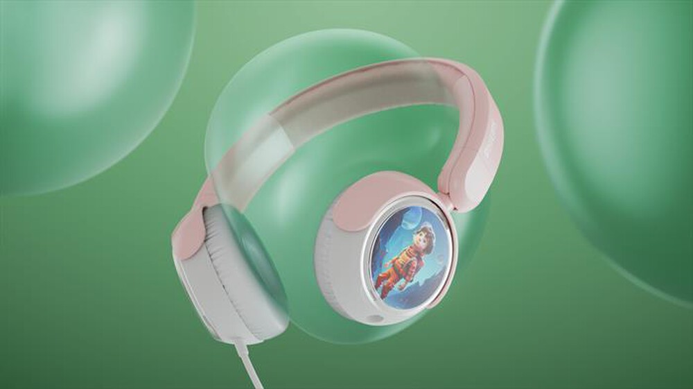 Immagine del prodotto PHILIPS - Cuffie on-ear cablate per bambini TAK2000PK/00-Pink