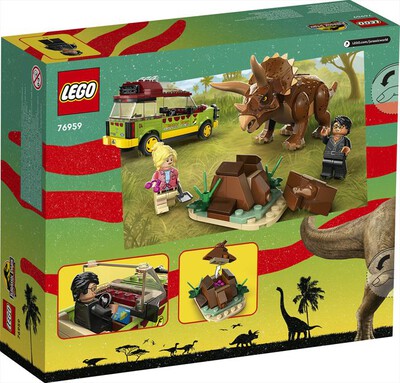 LEGO - JURASSIC WORLD La ricerca del Triceratopo - 76959