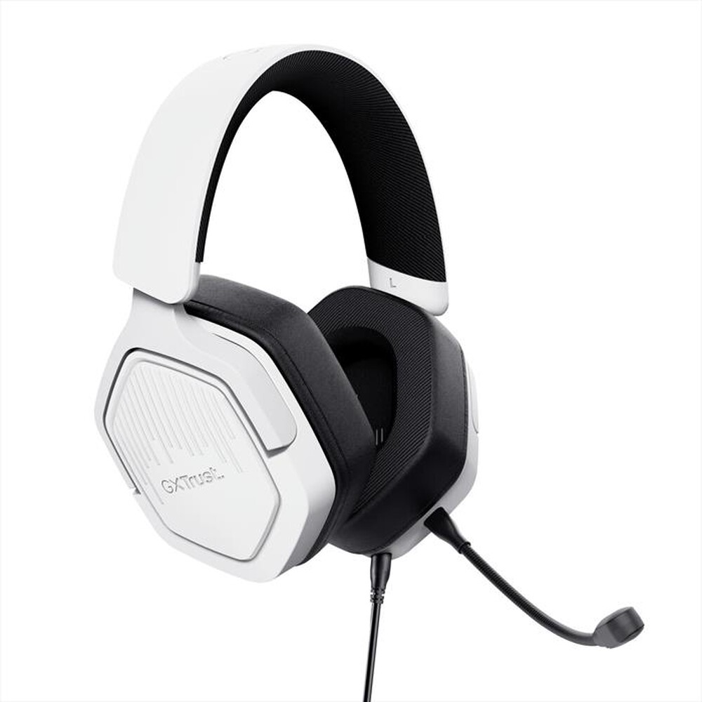 "TRUST - Cuffie gaming multipiattaforma GXT492W CARUS-WHITE"