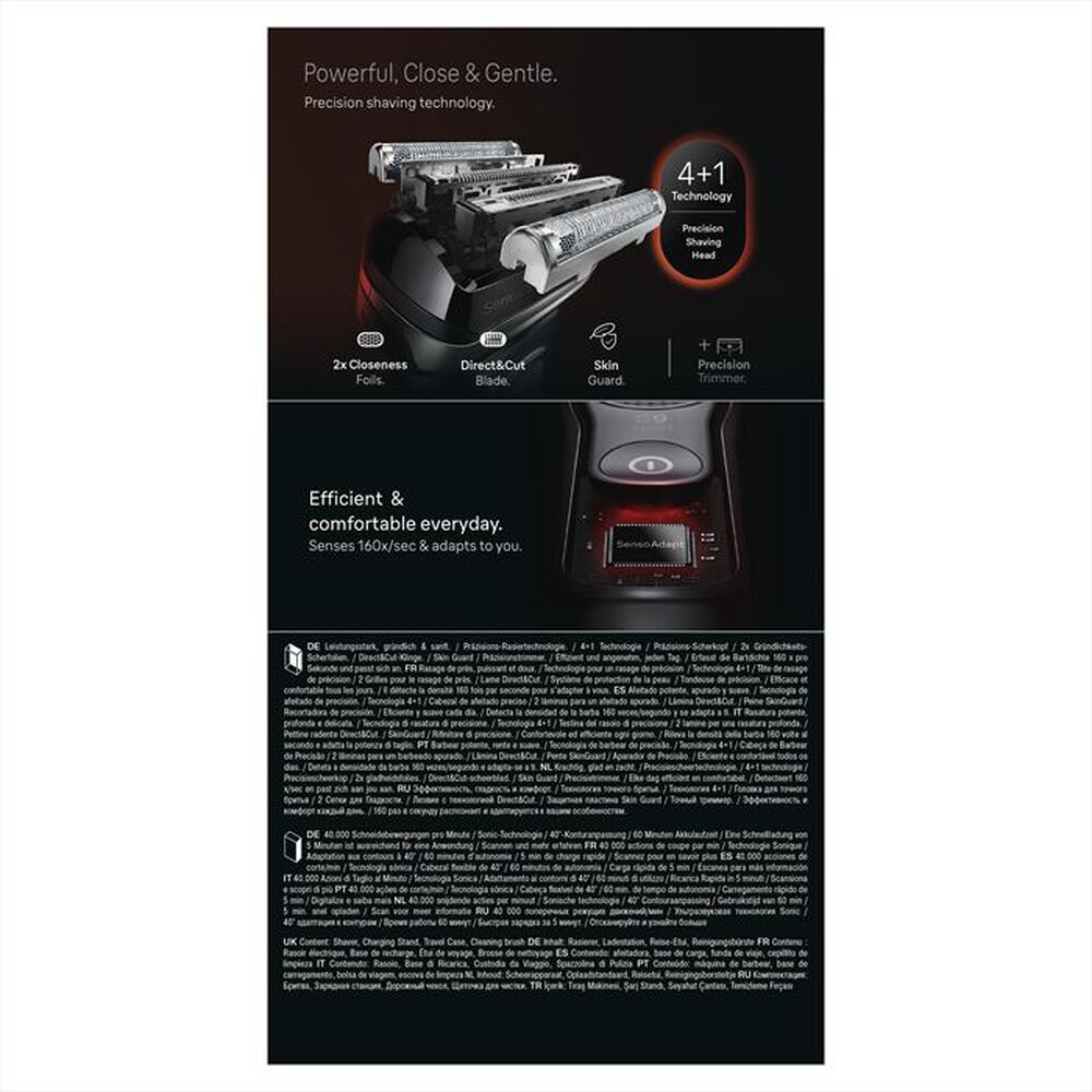 Immagine del prodotto BRAUN - Rasoio SHAVER 9110S-NERO