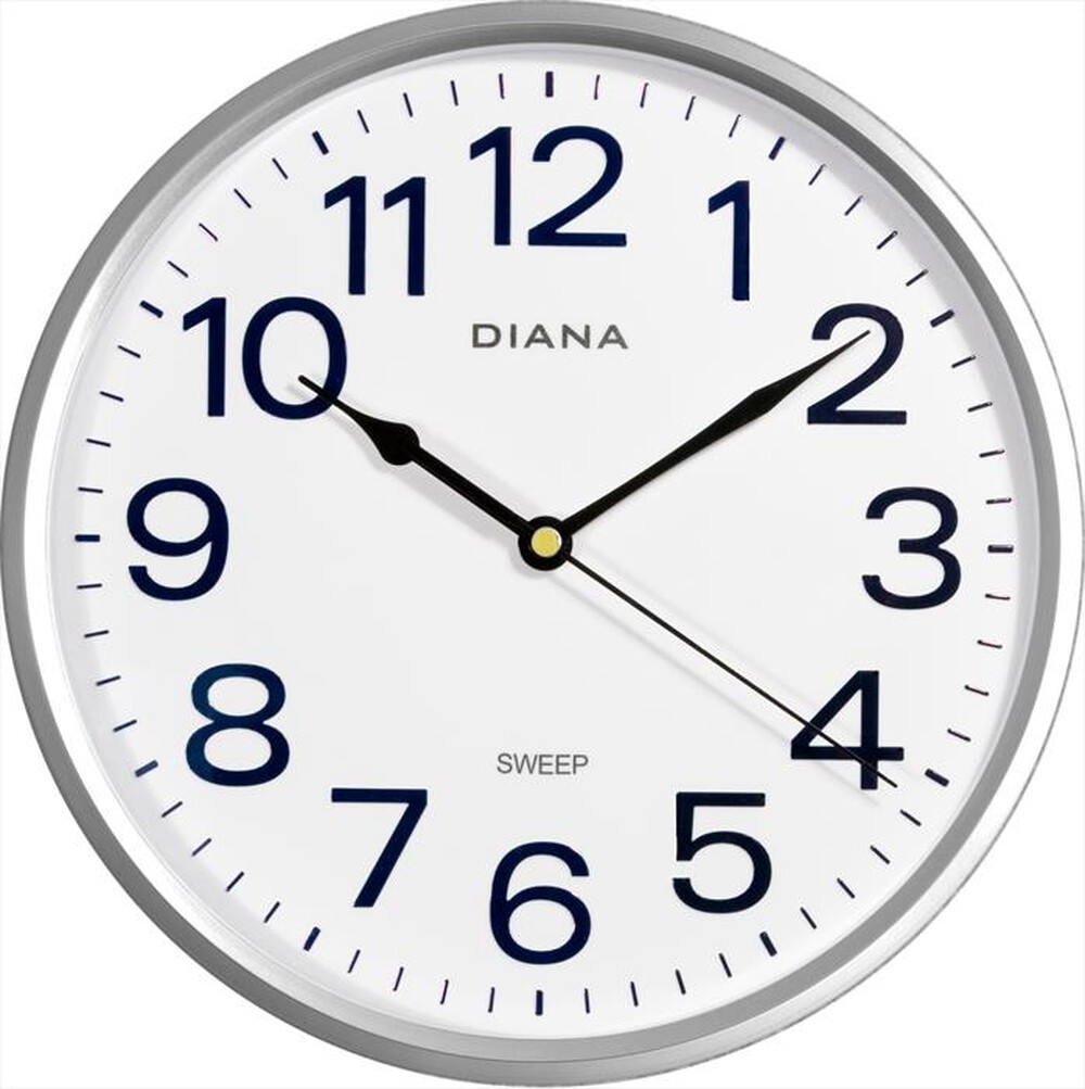 "ELITE-DIANA - Orologio da parete 111 739/9-Silver"