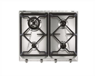 SMEG - Piano cottura a gas SRV564GH3 4 fuochi 59,5cm-Inox