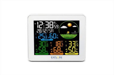 EXPLORE SCIENTIFIC - WSH4005C STAZIONE METEO RADIO-CONTROLLATA-White