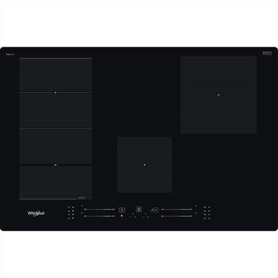 WHIRLPOOL - Piano induzione WF S0377 NE/IXL HOB WP 77 cm-Nero