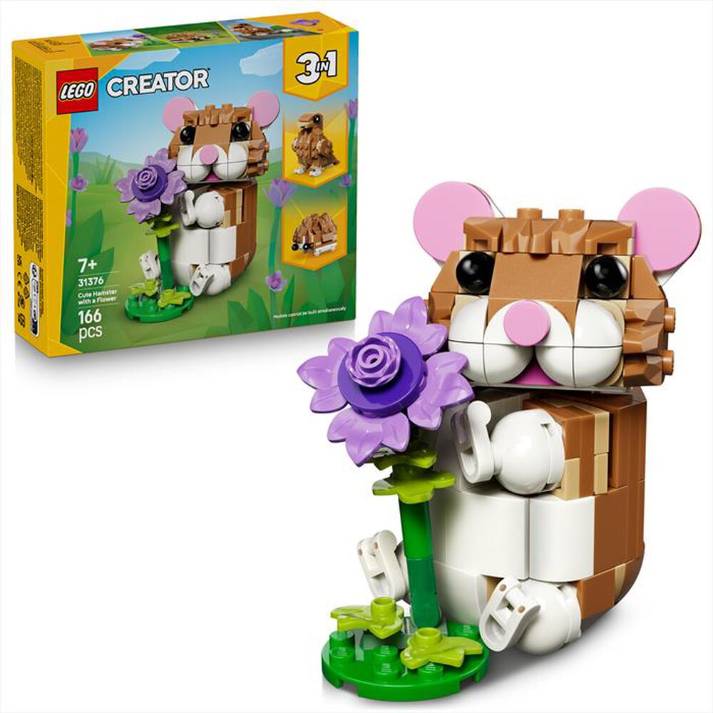 Immagine del prodotto LEGO - CREATOR 3IN1 Simpatico criceto con fiore - 31376