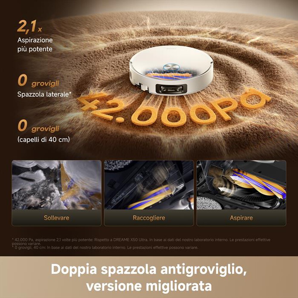 Immagine del prodotto DREAME - Aspirapolvere robot X60VIM PRO ULTRA COMPLETE-Bianco