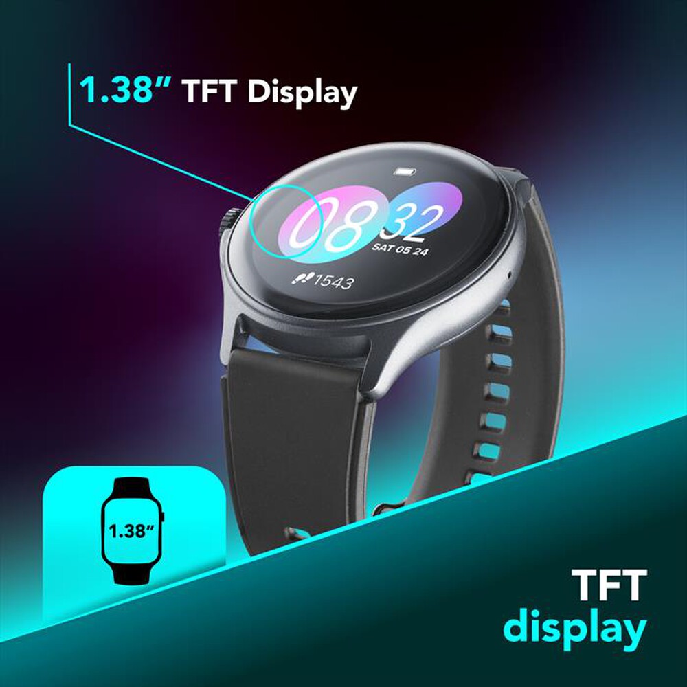 Immagine del prodotto CELLULARLINE - Smartwatch ION PRO ROUND-Nero